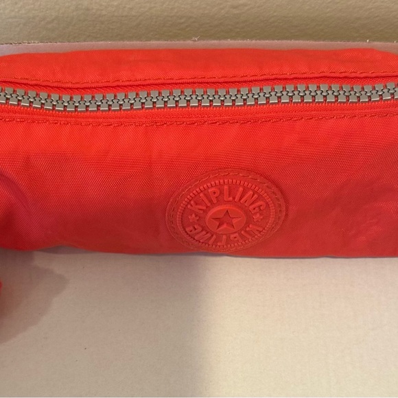 Kipling Vibrant Red Zip Pouch - Picture 4 of 9